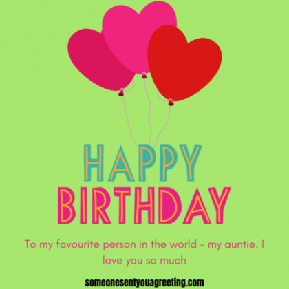 61 Awesome Happy Birthday Auntie Wishes, Messages and Quotes – Someone ...