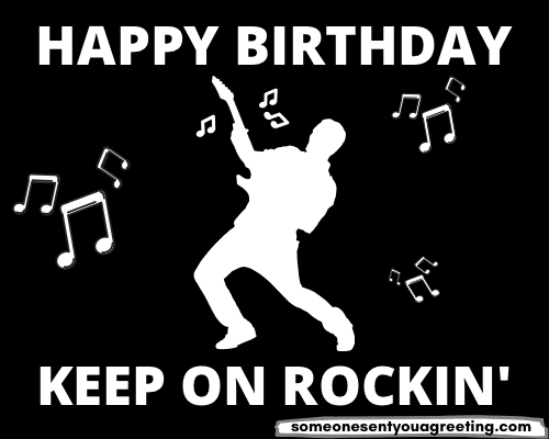 rock star happy birthday images
