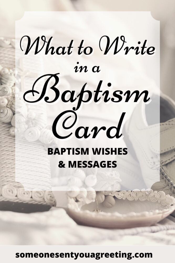 Baptism Wishes What To Write In A Baptism Card Someone Sent You A Greeting