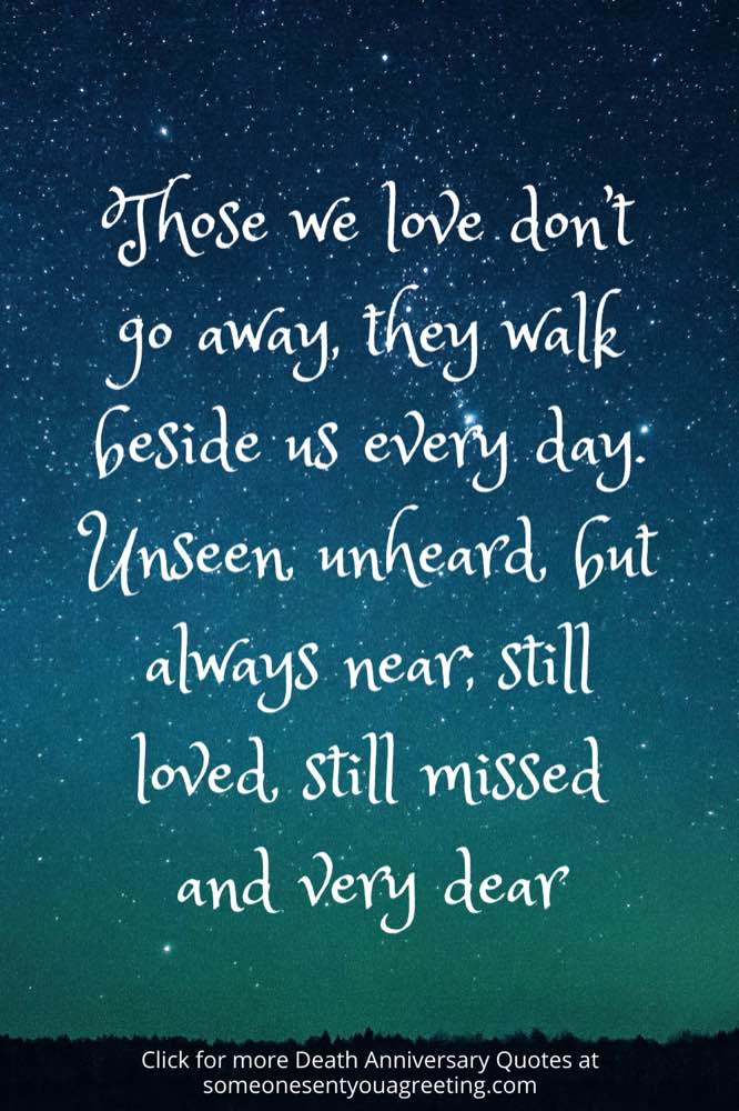 death anniversary quote with stars