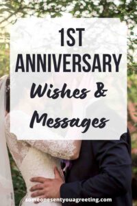 1st Anniversary Wishes and Messages - Someone Sent You A Greeting