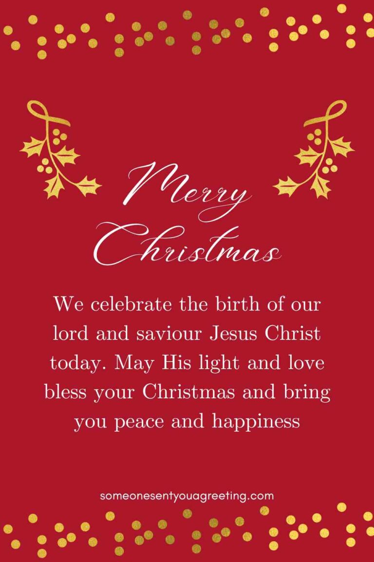 Religious Christmas Wishes and Quotes - Someone Sent You A Greeting