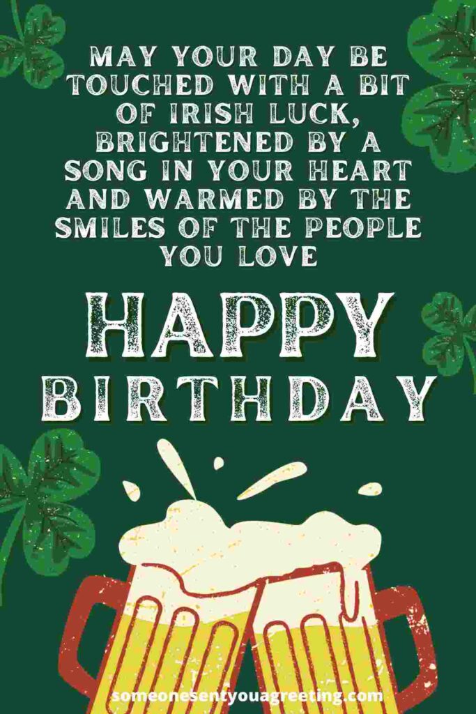 50 Irish Birthday Wishes And Blessings Someone Sent You A Greeting   Traditional Irish Birthday Wish 683x1024 