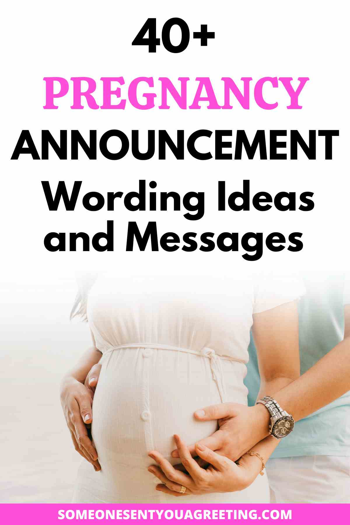 pregnancy announcement wording ideas and messages