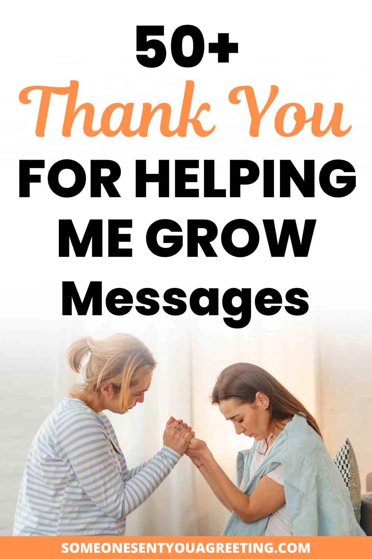 thank you for helping me grow messages