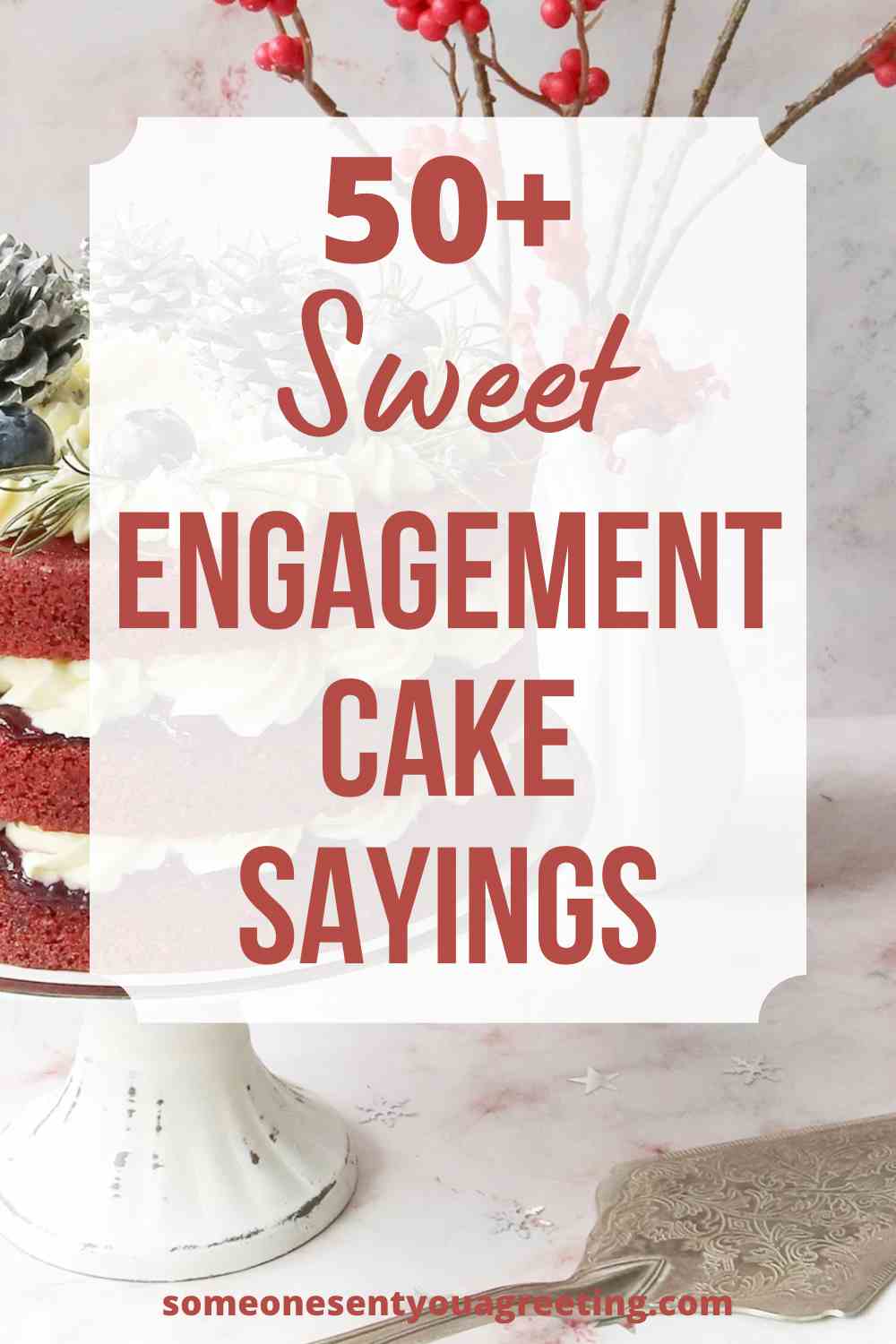 engagement cake sayings
