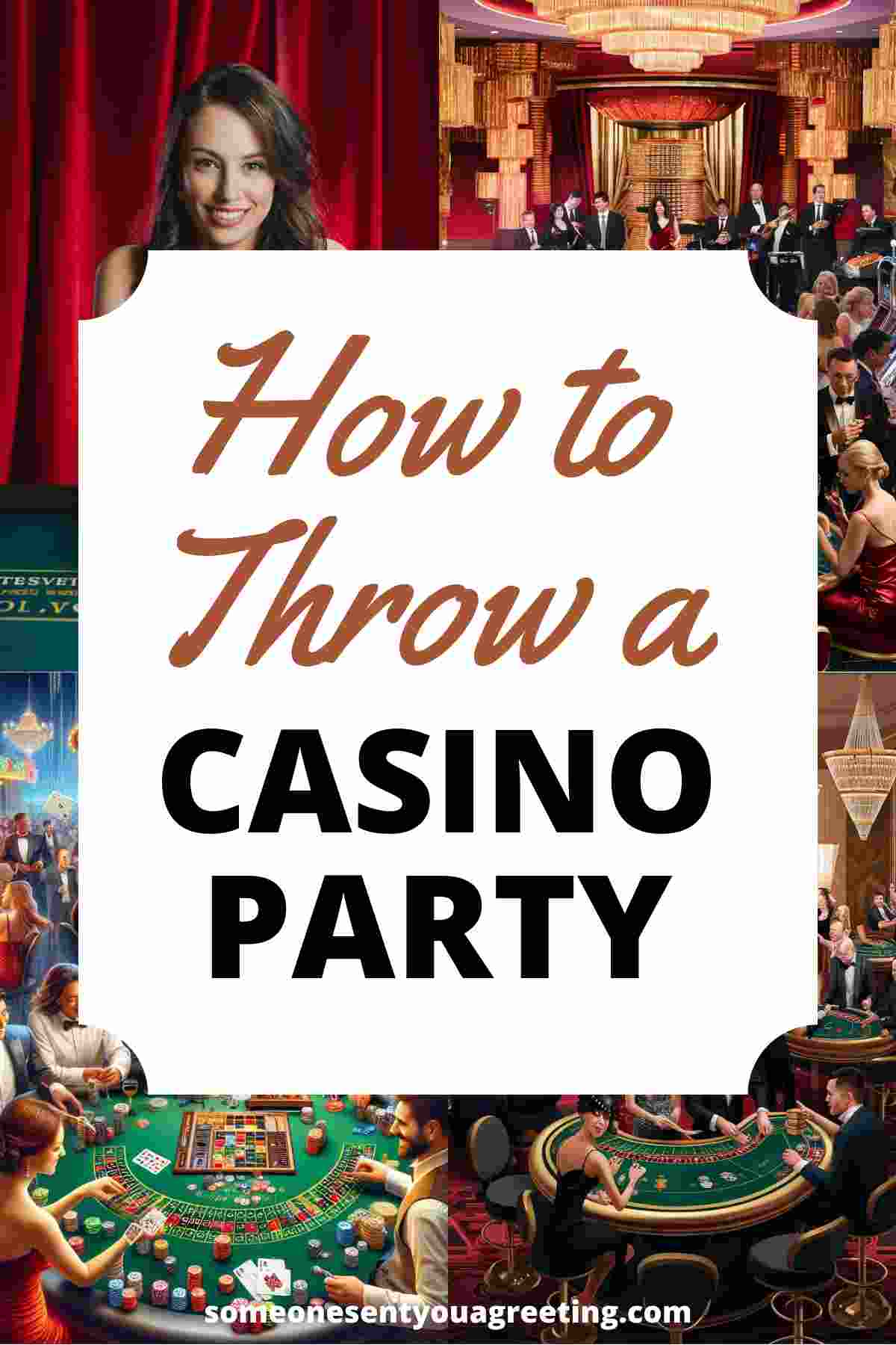 how to throw a casino party